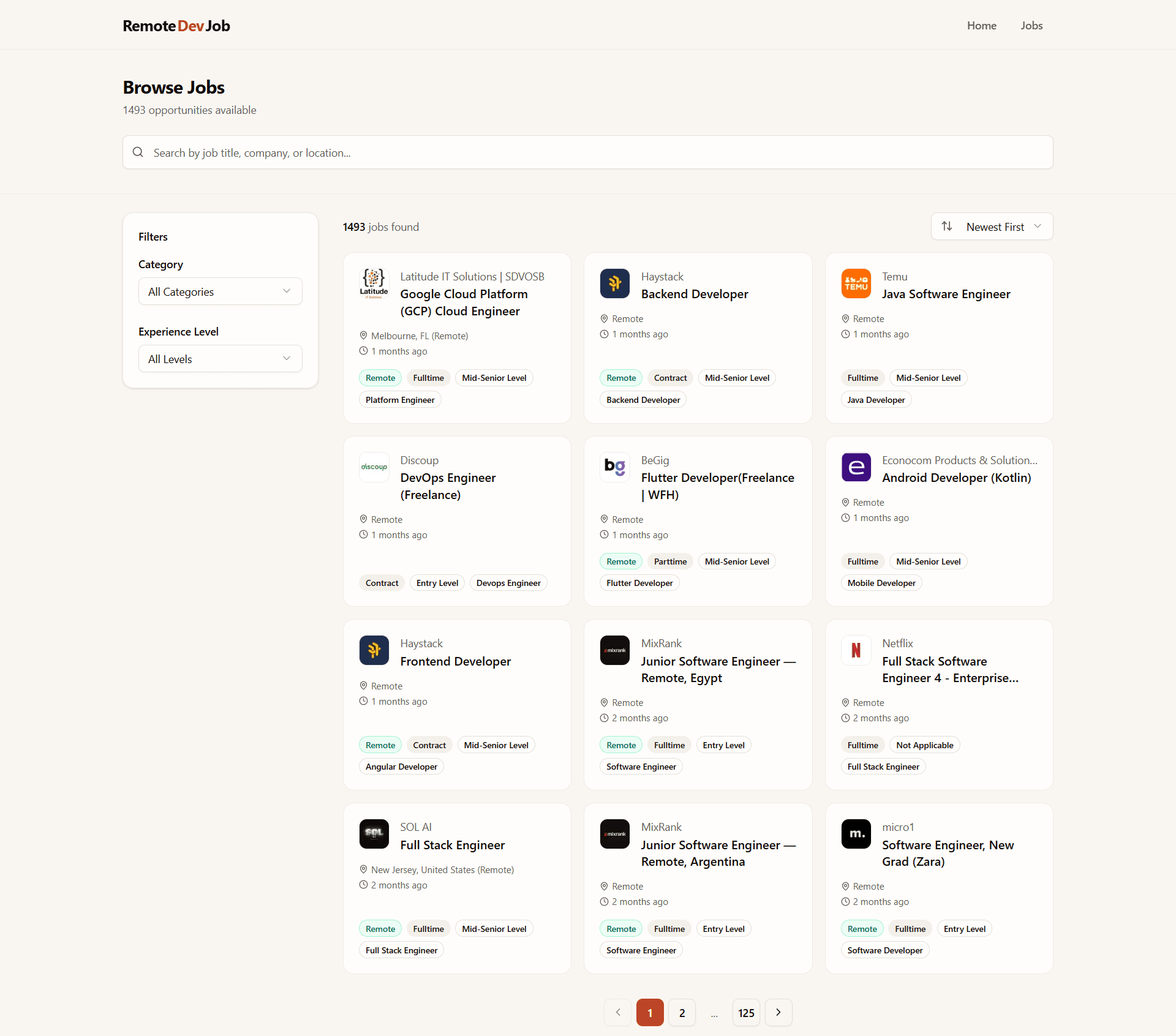 Remote Dev Job 3