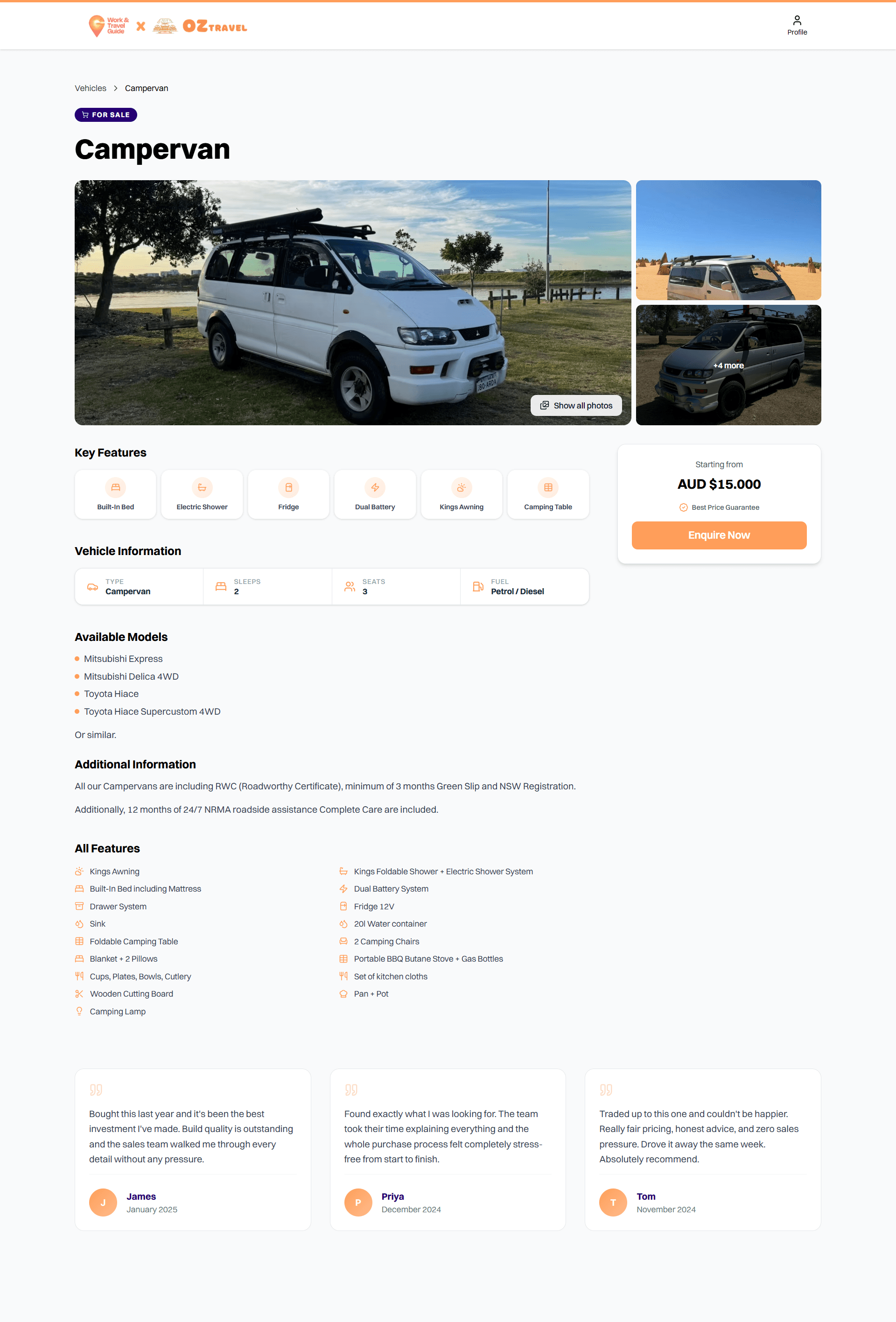 WTG Cars Booking Platform 3