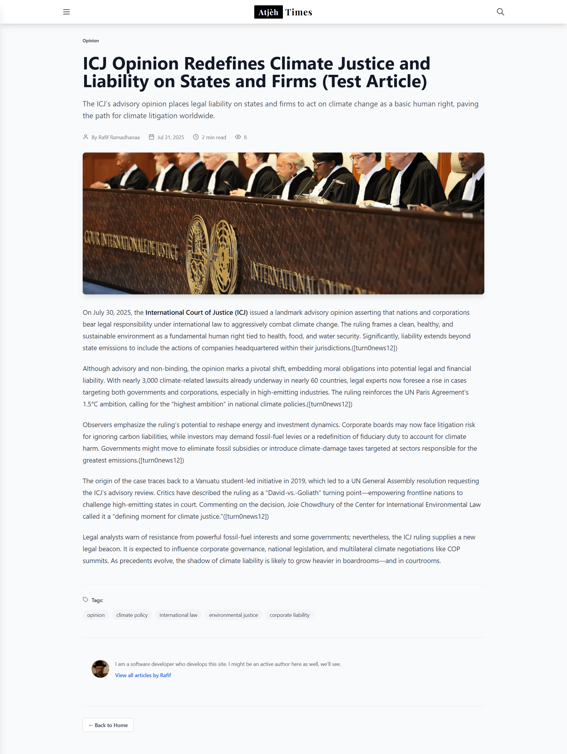 News Site: Atjèh Times 3