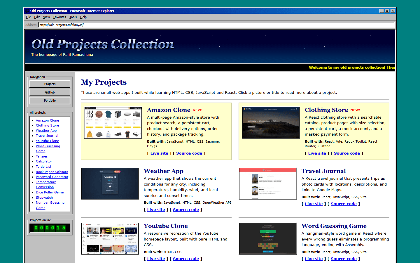 Old Projects Collection